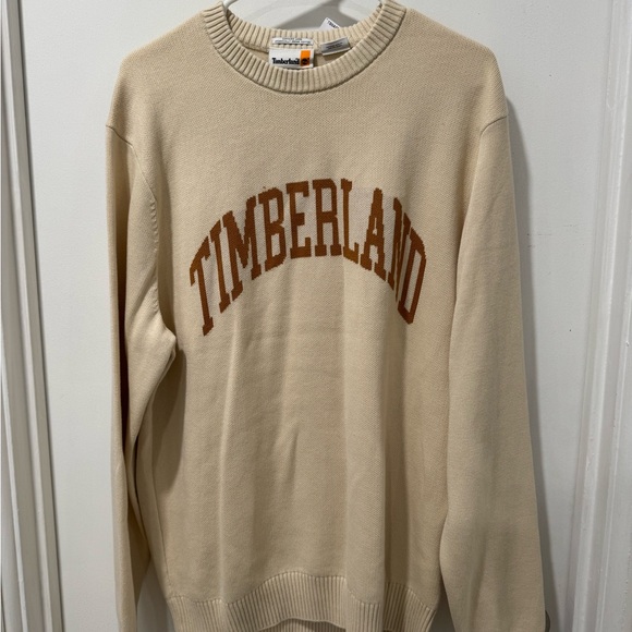 Timberland Beige Crewneck Sweater for Men - Picture 2 of 5